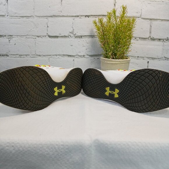 WOMENS UNDER ARMOUR CHARGED BREATH LACE SPORTSTYLE SHOES, LIKE NEW, SIZE 10 - Picture 10 of 11